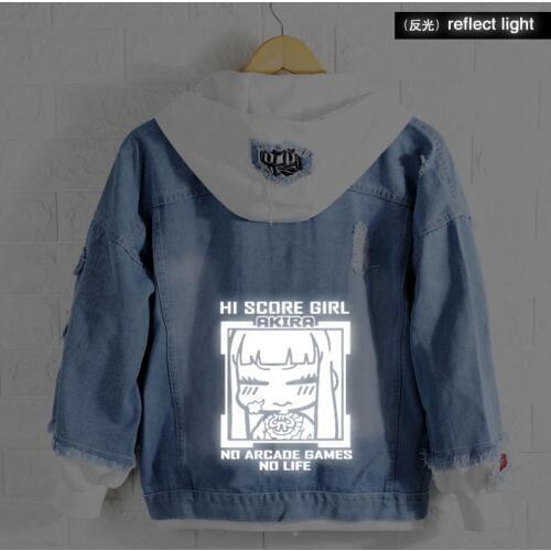 New Spring High Score Girl hoodie Anime Yaguchi Haruo Oono Akira Coat Men Women Fashion Jacket