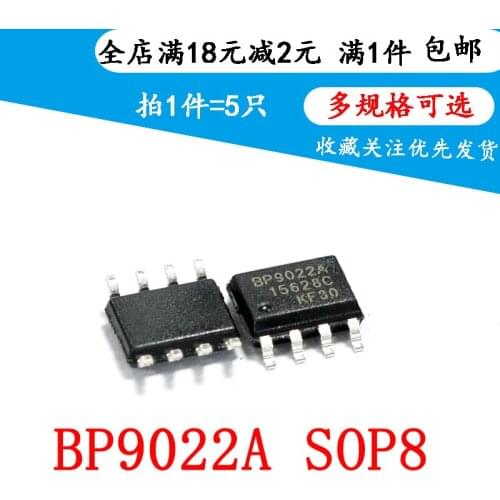 New Original BP9022A BPS SO8 LED Driver Power Patch BP9022 Chip (5PCS)