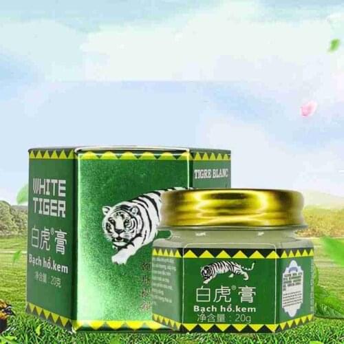 20g Original White Tiger Plaster Ointment Pain Relief Rheumatoid Arthritis Ointment Back Joint Aches Mosquito Bites Tiger Cream