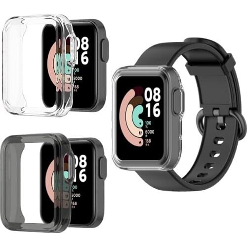 TPU Clear Casing Shell Protective Case Cover for Xiaomi Mi Watch Lite for Redmi Watch Accessories