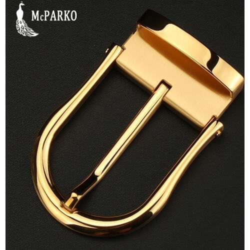 Luxury Metal belt buckle accessories Stainless steel waist belt pin buckle without belt Golden Sivler Inner diameter 3.9cm 3.5cm