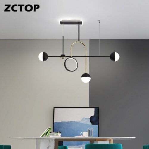 New Modern LED Chandeliers for Living Room Dining Kitchen Bedroom Decor Hanging Pendant Chandelier Lighting Indoor Lamps Lustre