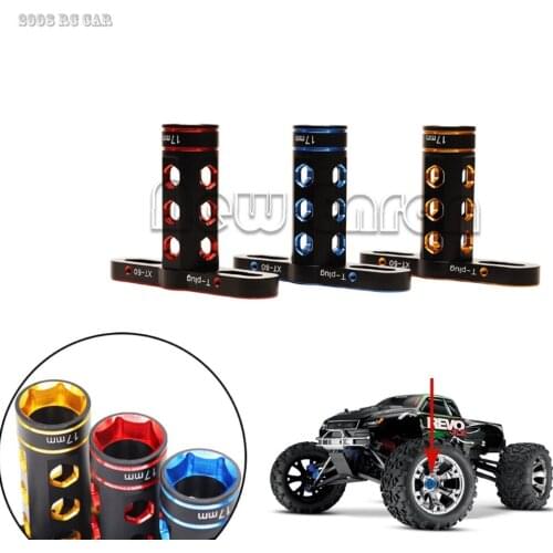 1/8 Alloy 17MM Sleeve Wrench Wheel Hex Nuts T-plug XT-60 for RC Car Tool Monster Truck Off-Road Traxxas XMaxx Summit Revo ARRMA
