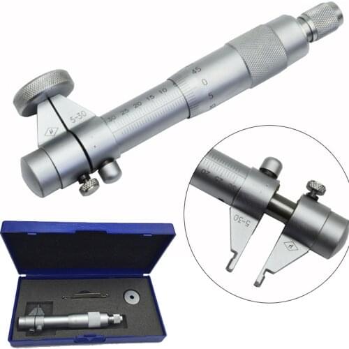 5-30mm Inside Micrometer Screw Gauge Metric Internal Micrometers Carbide Measuring Tools