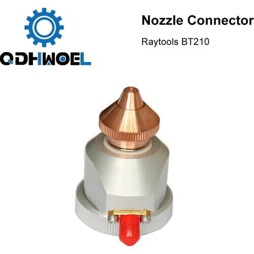 QDHWOEL Raytools Fiber Laser Cutting Head BT210 BT210S Nozzle Connection Part for Fiber Metal Cutting Machine