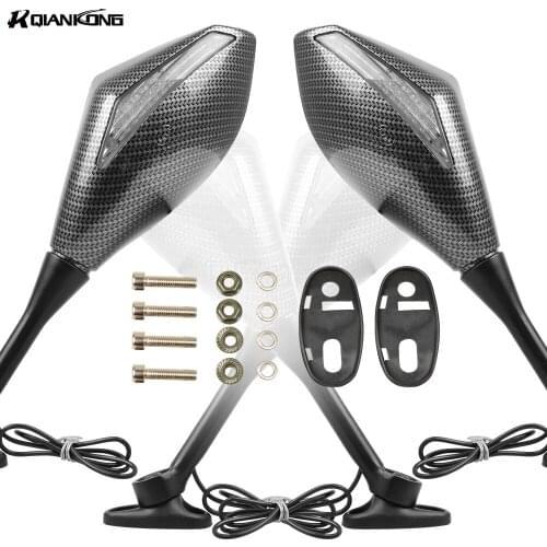 For Yamaha XJR 400 1300 YZF R25 R15 R6 R125 R3 MT09 BMW S1000RR R1200GS Scooters Racer Rearview Side View Mirror