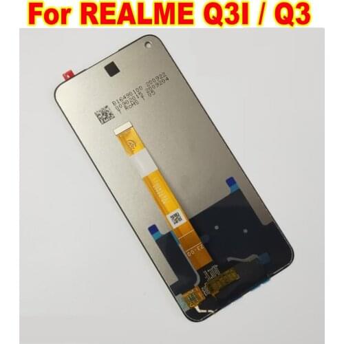 100% Original For REALME Q3I Q3 5G RMX3042 RMX3161 LCD Display Touch Panel Screen Digitizer Assembly Glass Sensor Phone Pantalla
