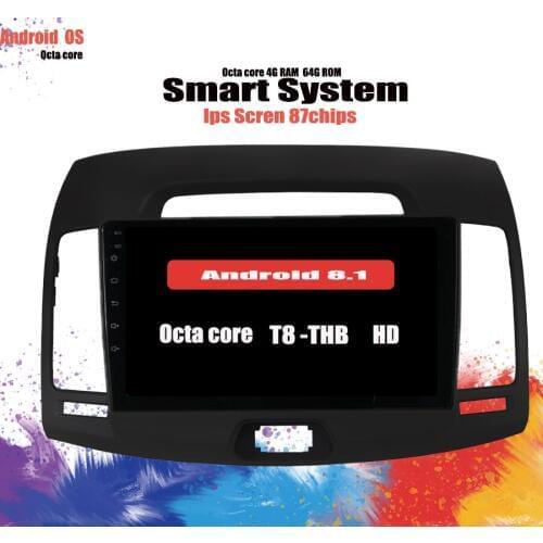 2.5D Qcta 8 Core 6+128G Android 10.0 CAR DVD Player For Hyundai Avante Elantra 2007 2008 2009 2010 2011 Navigation gps Radio MAP