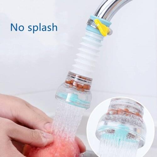 Kitchen Faucet Aerator Rain Shower Head Sink Tap Household Water Saving Interface Rotation Adjustment Aerator Bubbler