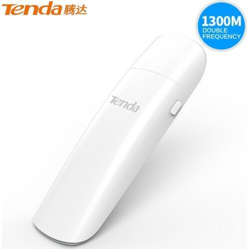 Tenda U12 1300Mbps Wireless USB Network Cards, AC Dual-Band 2.4G/5.0GHz WiFi USB Network Adapter,USB 3.0, Gigabit Router Partner