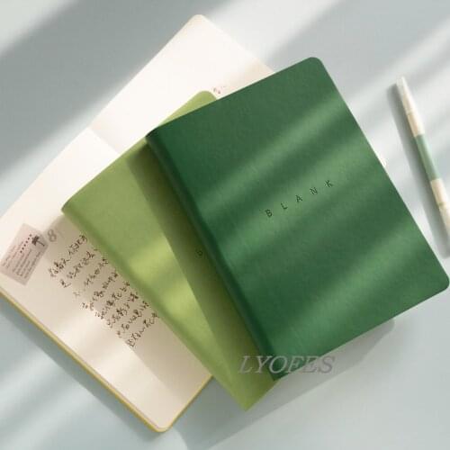 Notebooks 2021 Soft PU Leather 136 Sheets A5 Blank Journal Notebook Diary Planner Agenda Sketchbook Kawaii School Stationery