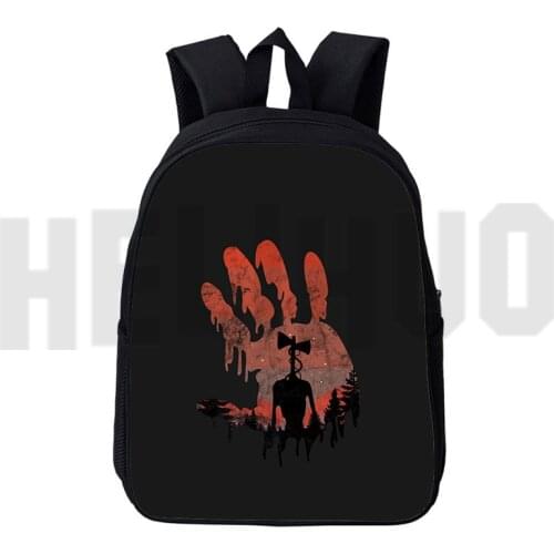 Children Backpack Teenage Cartoons 3D Printed Siren Head School Bags Kids Rucksack Unisex Mochila Boys Waterproof Fashion Bag