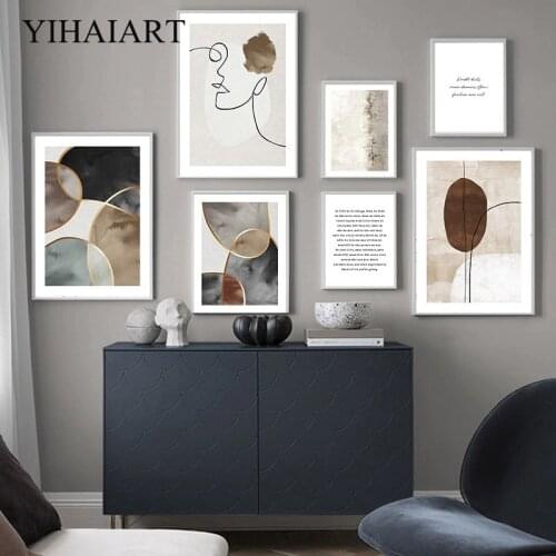 Geometry Graphics Art Print Line Drawing Canvas Painting Nordic Abstract Retro Poster Simplicity Wall Picture Modern Home Decor