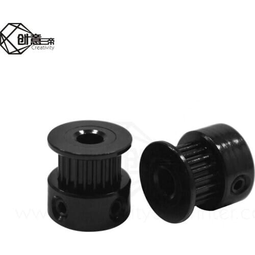 GT2 Timing Pulley 16/20Teeth Gear Bore 5/6.35/8MM for GT2 Belt Width 10mm Alumium For 3 D Printer Accessories