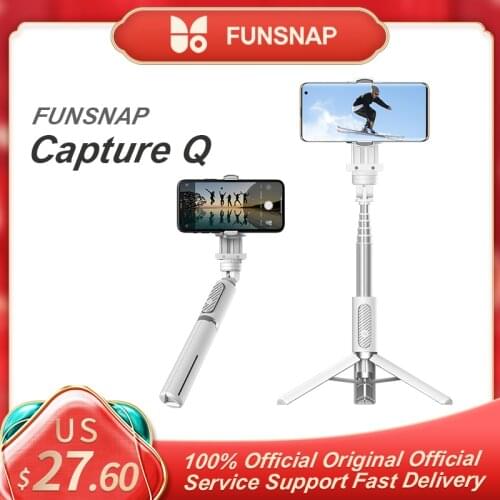 FUNSNAP Smartphone Gimbal Selfie Stick Pocket Stabilizer Palo Bluetooth Selfie Stick for Live Streaming Devices for iOS Android