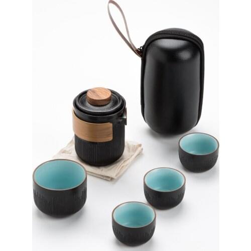 Chinese Vintage Tea Set Travel Ceramic Home Afternoon Crockery Tea Set Porcelain Traditional Conjunto De Cha Teaware Sets DL60CT