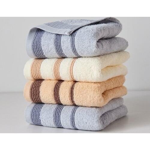 Soft Towels Set 100% Cotton Face Towel Hand Towels High Quality Absorbent Hotel Home Towel Set For Bathroom 33x73m