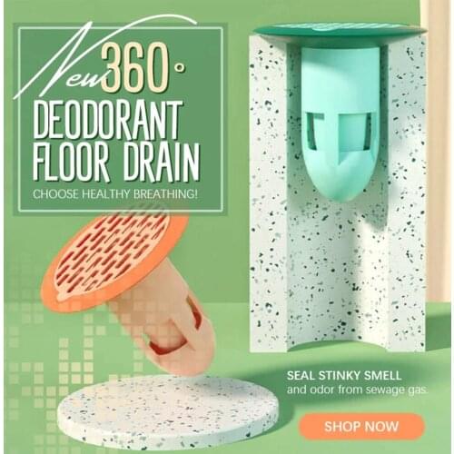 New Deodorant Floor Drain Floor Strainer Cover Plug Trap Siphon Sink Water Drain Filter Insect Prevention Deodorant