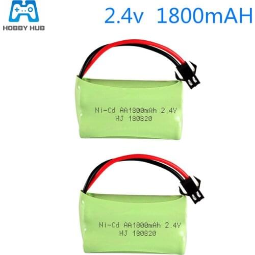 2/3/4PCS 2.4v 1800mah AA NI-CD Rechargeable battery for Remote Control toys electric toy lighting facilities RC toys 1800 mah 2
