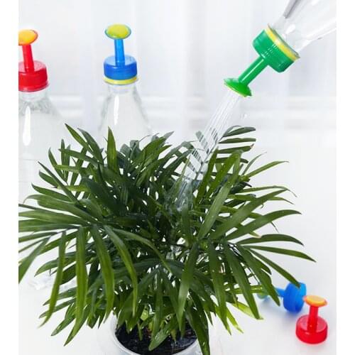 Portable Flower Watering Nozzle Plastic Watering Kettle Bottle Cap Cover Plant Flower Replacement Sprayer Nozzle Garden Supplies