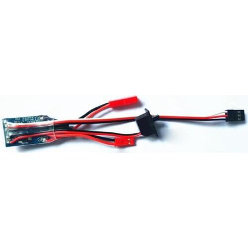 RC Car Brushed SC Electric Speed Controller No Brake for 1/16 1/18 Boat Tank