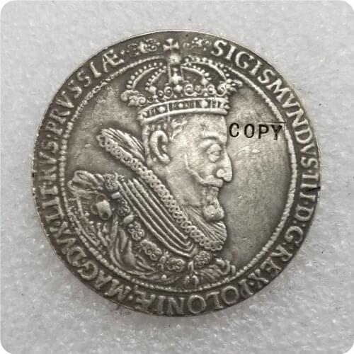 Poland contemporary medaille of Sigismund III Vasa Danzig COPY commemorative coins-replica coins medal coins collectibles