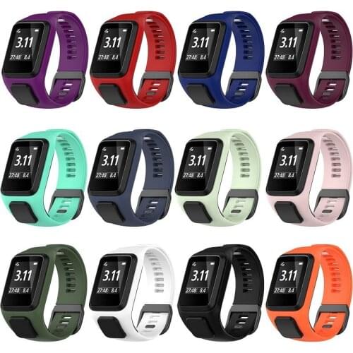Sport Silicone Straps For Tomtom Tom Tom Runner 23 Spark Smart Watch Bands Replacement Sport Watchband High Quality