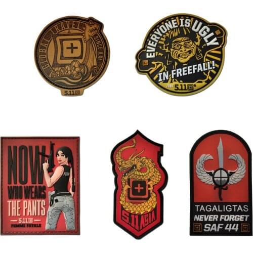 Military fans American 5.11 Tactical Vest Velcro Patch Armband Military Badge Clothing Backpack Hat Decoration