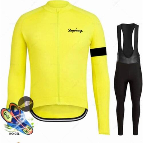 Raphaing Autumn Long Sleeve Women Cycling Sets Female Bike Clothes Sports Wear Winter Cycling Clothing Maillot Ciclismo Jersey