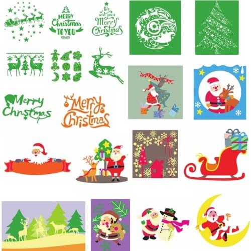 Winter Christmas Series Santa Claus Metal Cutting Dies Scrapbooking For Card Album Making Embossing Crafts New 2019