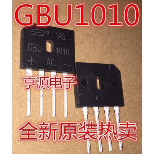 10PCS GBU1010 10A/1000V