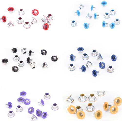 100pcs Scrapbook Eyelet Metal eyelets For Scrapbooking DIY embelishment for homework clothes garment eyelets