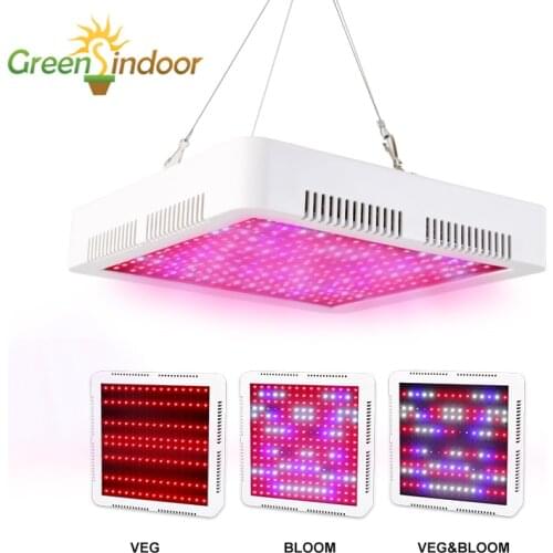 1000W LED Grow Light With Veg And Bloom Mode Full Spectrum Phytolamp For Plants IR UV Growing Lamp For Greenhouse SMD2835 Lamps