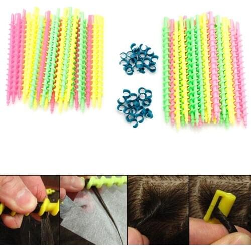 26Pc Plastic Long Styling Barber Salon Tool Hairdressing Spiral Hair Perm Rod Small