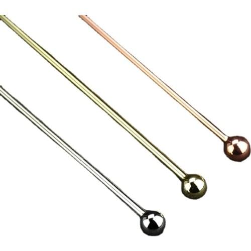 5 Pcs Stainless Steel Cocktail Pick Drink Mixing Cocktail Pick Fruit Stick Toothpicks Coffee Beverage Stirrer Swizzle Stick N h5