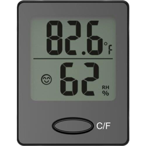H7JB Indoor Digital Thermometer 1.77x2.28'' Temperature Humidity Gauge with High Precision for House, Office and Greenhouse