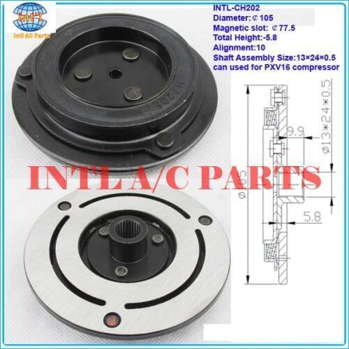 A/c compressor parts clutch hub/ac compressor clutch hub for PXV16/PXV16 HUB