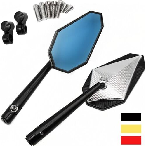 For TRIUMPH Tiger 1050 1200 800 Explorer Speed Four Motorcycle 8mm 10mm Screw Rearview Mirror Universal