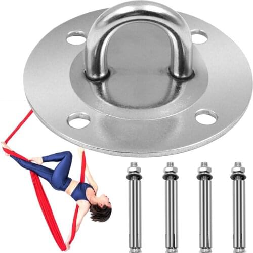 Yoga Hammock Ceiling Hooks Yoga Swing Hook Boxing Punch Bag Ceiling Hook with Expansion Bolts for Gym Yoga SwingTrapeze