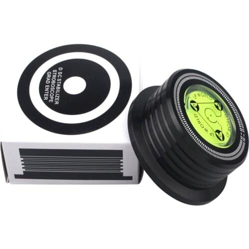 HiFi 50HZ Record Weight LP Disc Stabilizer Turntable Vinyl Clamp Black Gold Silver