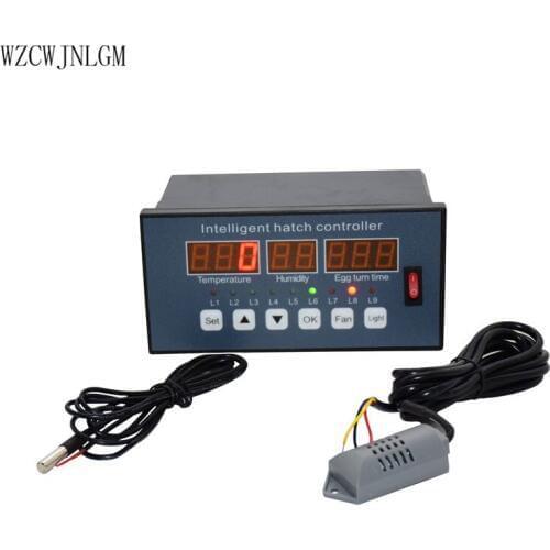 XM-16 Egg Incubator Controller Thermostat Hygrostat Full Automatic Microcomputer Control Temperature Humidity Sensor Probe 2pcs