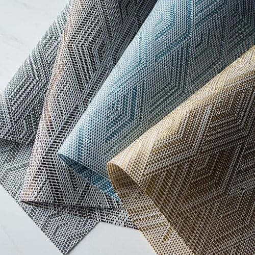 Creative Wave PVC Mat Pad Placemat Bowl Mat Tea Mat Coaster Environmental Kitchen Mad Table Decoration