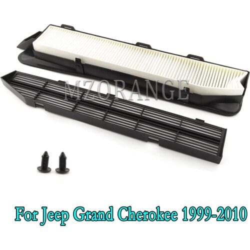 MZORANGE Car Air Conditioning Filter Cabin Air Filter Housing For Jeep Grand Cherokee 1999-2010 82208300K Car parts