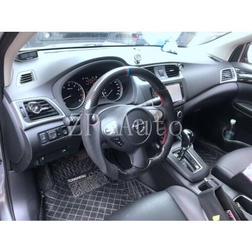 Customizable steering wheel for old ALTIMA steering wheel forged Napa Alcantara perforated leather carbon fiber steering wheel