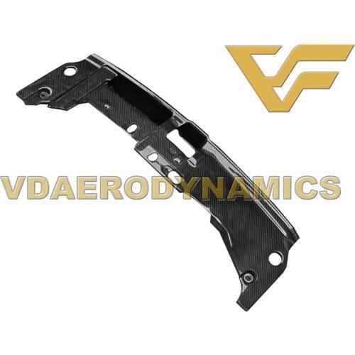 Suitable For 08-12 Mitsubishi EVO 10 X VAD Radiator Water Tank Carbon Fiber Frame Trim Cover