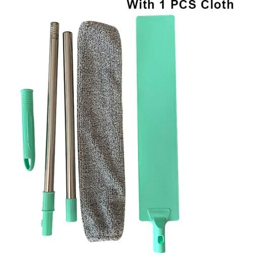 Bedside Dust Brush Long Handle Mop Reusable Microfibre Duster Sweeping Brush HY99
