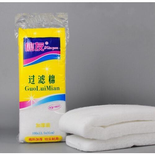 Durable Biochemical Filter Cotton Sponge for Aquarium Fish Tank Biochemical Cotton Foam XY-1831 White 100* 13.5 * 3cm