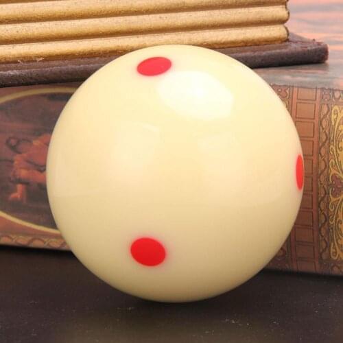 Durable Practical Professional training ball Spot Measle Pool Billiard Practice Training Cue Ball Accessory for Snooker