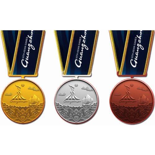 Chinese factory direct gold, silver and bronze medals hot plated military medal