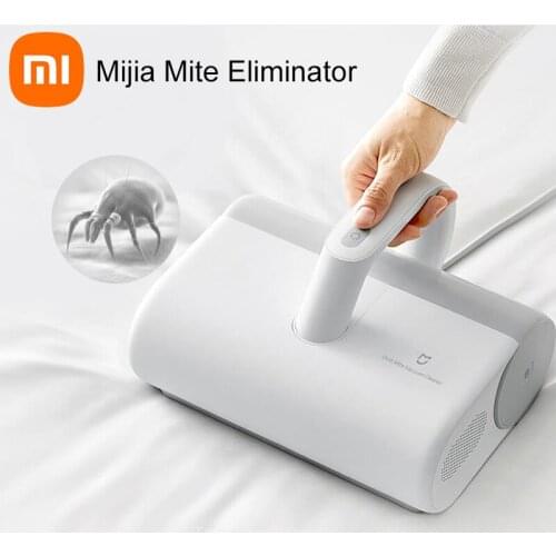 XIAOMI MIJIA Mites Vacuum Cleaner for Home Bed Handhe Mite Remover Brush Quilt UV sterilization disinfection 12000PA cyclone